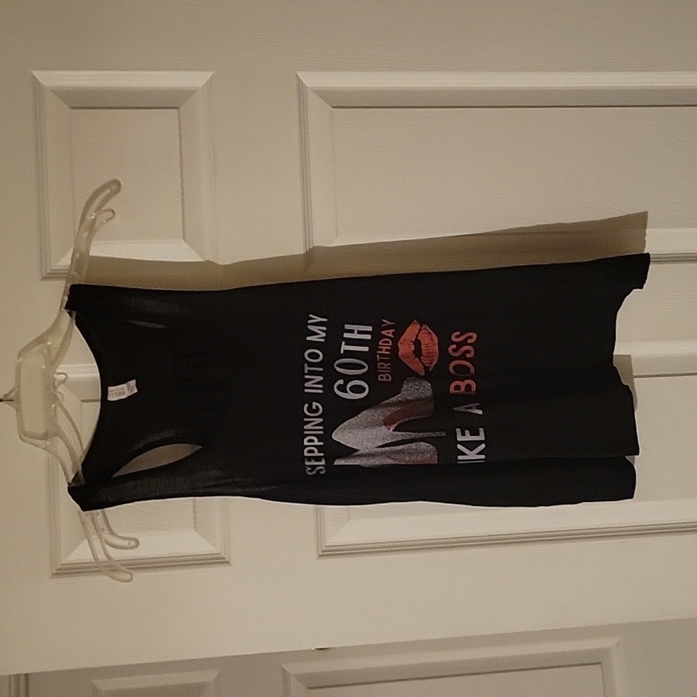 Bella Racer Back" Stepping into my 60th Birthday LIKE A BOSS" - Picture 2 of 5